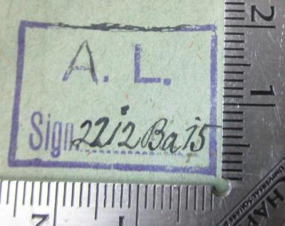 - (L., A. [?]), Stempel: Initiale, Signatur; 'A. L.
Sign. ........'.  (Prototyp); Slovan : časopis věnovaný politickým a v°ubec veřejným záležitostem slovanským, zvlášté českým. Říjen, Listopad, Prosinec (1850)