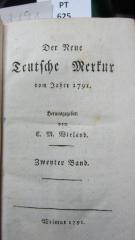  Der Neue Teutsche Merkur vom Jahre 1791. Zweyter Band (1791)