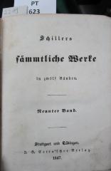  [Schiller's] sämmtliche Werke in zwölf Bänden. Neunter Band (1847)