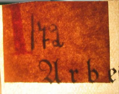 - (Garski, Rudi Otto Georg;Heim der Kulturfreunde (Berlin)), Stempel: Nummer; 'I / 72'. 