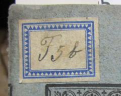 - (unbekannt;Obersteiner, [?]), Etikett: Signatur; '.#.'.  (Prototyp)