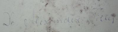  Oevres de Gresset (1859);- (Tilly[?], Alexander), Von Hand: Autogramm, Name, Berufsangabe/Titel/Branche; 'Dr. Alexander Tilly'. 