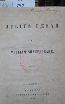  Julius Caesar (1843)