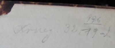 III 78130: The sketch book (1843);- (Lessing, Ludwig), Von Hand: Annotation. 