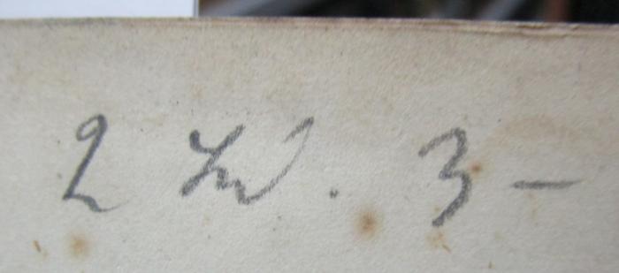  L' Orlando furioso. Volume primo (1846);- (unbekannt), Von Hand: Preis; '2 Bd. 3-'. 