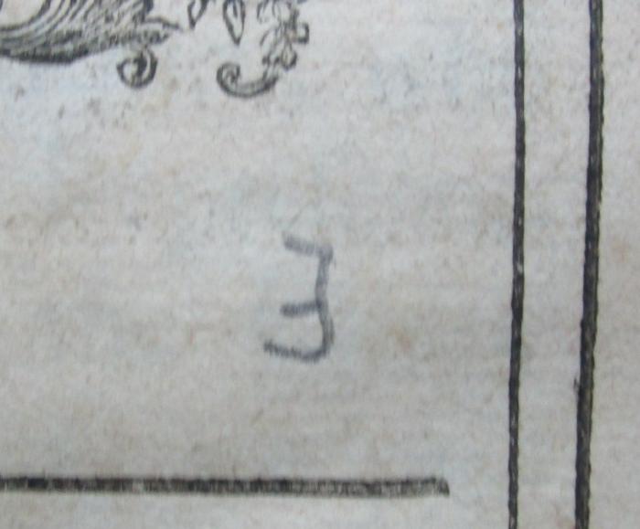  The independent Whig (1722);- (unbekannt), Von Hand: Zeichen; 'J'. 