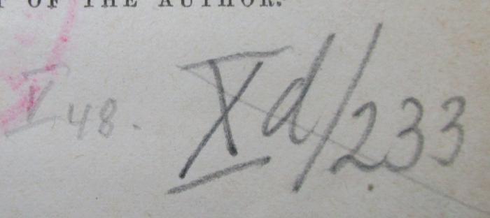 III 78130: The sketch book (1843);- (unbekannt), Von Hand: Nummer; 'V 48.'. ;- (unbekannt), Von Hand: Signatur; 'Xd/233'. 