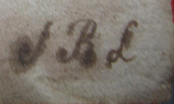  Der Graue Mann : Eine Volksschrift. Zehntes Stück (1801);- (unbekannt), Von Hand: Notiz; 'F B C'. 