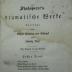  [Shakespeare's] dramatische Werke. Erster Band. König Johann. König richard der Zweite. König Heinrich der Vierte, Erster Theil. König Heinrich der Vierte, Zweiter Theil. (1853)