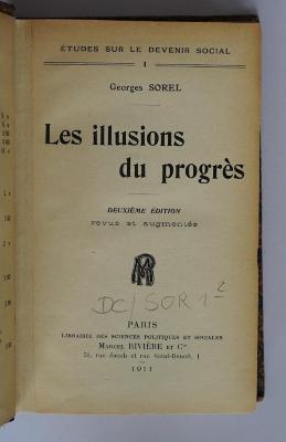 DC/SOR 1&lt;2&gt; : Les illusions du progès (1911)