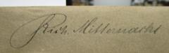 - (Mitternacht, Richard), Von Hand: Autogramm, Name; 'Rich. Mitternacht'. 