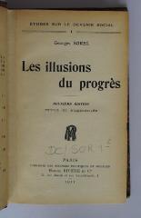 DC/SOR 1&lt;2&gt; : Les illusions du progès (1911)