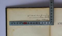 - (Lüttich, Clara), Von Hand: Widmung, Name; 'zur bleibenden Erinnerung an meinen lieben Mann. Clara Lüttich.'. 