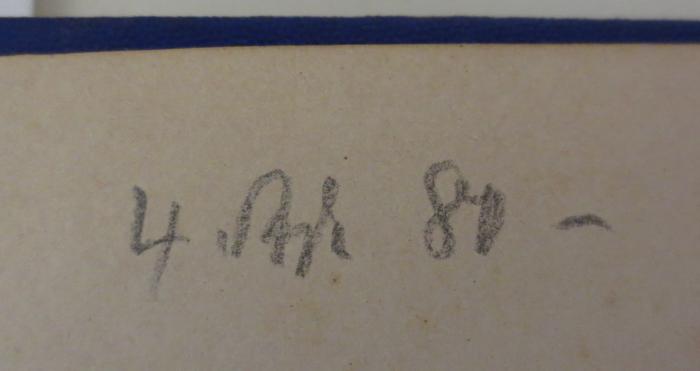  Zirkelcorrespondenz als Handschrift für die BBr. Johannis-Meister der Grossen Landesloge der Freimaurer von Deutschland. Neue Folge, erster Band (1904);- (unbekannt), Von Hand: Preis; '4 Bde 80-'. 