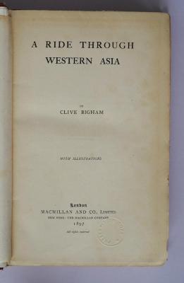 V 804 : A Ride Through Western Asia (1867)