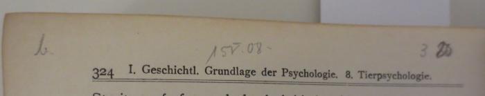  Einführung in die moderne Psychologie (1907);- (unbekannt), Von Hand: Datum, Preis; 'b. 15 V.08. 3.80'. 