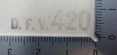 Pc 924: Warst du je ein Kind? (1924);- (unbekannt;Deutscher Freidenker-Verband e. V. ), Stempel: Initiale, Nummer, Signatur; 'D. F. V. 420'.  (Prototyp)