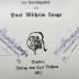 - (Lange, Paul Wilhelm), Stempel: Name, Berufsangabe/Titel/Branche; 'Wilhelm Lange / Kapellmeister
[darunter Unterschrift P[?] Willy Lange]'. 