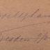 - (Lange, Paul Wilhelm), Von Hand: Name, Ortsangabe, Datum; 'P[?] Willy Lange / Dresden 9/2.12.'. 