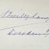- (Lange, Paul Wilhelm), Von Hand: Name, Ortsangabe, Datum; 'P[?] Willy Lange / Dresden 9/2.12.'. 