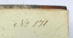 - (Fischel, August), Von Hand: Nummer; 'No 171'. 