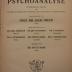 ZA;Ho 2589;5 ;7/1921 4.Ex.: Internationale Zeitschrift für Psychoanalyse. VII. Jahrgang, 1921 (1921)