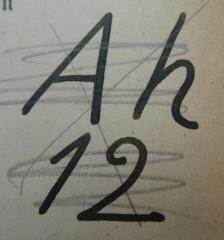 - (Gesellschaft zur Beförderung des Christentums unter den Juden zu Berlin), Von Hand: Signatur; 'Ah 12'. 