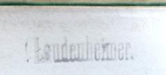 - (Laudenheimer, [?]), Stempel: Name; 'Laudenheimer'. 