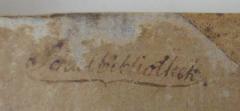 - (Gymnasium Eisenach), Von Hand: Berufsangabe/Titel/Branche; 'Schulbibliothek'. 