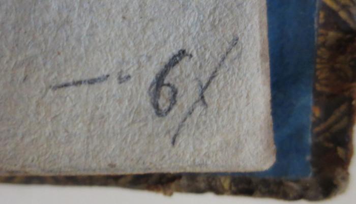 -, Von Hand: Nummer; '- 6x'