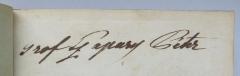- (Graf[?] Gapary[?], Peter[?]), Von Hand: Autogramm; 'Graf[?] Gapary[?] Peter[?]'. 