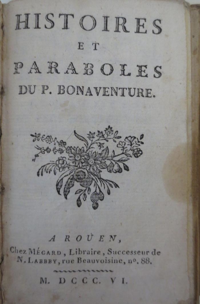  Histoires et paraboles (1806)