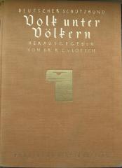 T 530 (1) : Volk unter Völkern. Bücher des Deutschtums. Band 1. Für den Deutschen Schutzbund (1925)