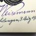 - (Weisemann, Ewald), Stempel: Autogramm; 'Weisemann.'. 