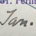 - (Weisemann, Ewald), Von Hand: Datum; '25. Jan. 1921.'. 