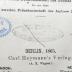 - (Königlich Bayerisches 19. Infanterie-Regiment), Stempel: Name; 'Bibliothek / des / 19. Infanterie Regiments.'.  (Prototyp)