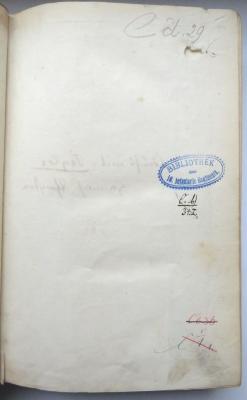 - (Königlich Bayerisches 19. Infanterie-Regiment), Von Hand: Signatur; 'Cd. 29 / C. b[?] 31. I. / C b 36 / C c 1.1 / C. 30. 1. / Cd. 29 / C. b[?] 31. I. / C b 36'. 