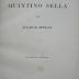 Ke 151 Ers.: Zur Erinnerung an Quintino Sella (1886)