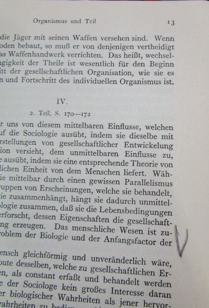 Fd 257 3: Individuum und Gesellschaft (1926);- (unbekannt), Von Hand: Annotation. 