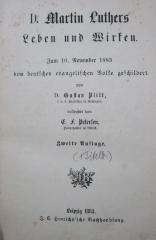 I 7759 b: D. Martin Luthers Leben und Wirken (1883)