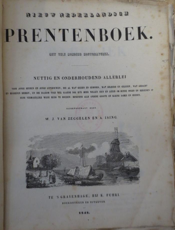  Nieuw Nederlandsch Prentenboek, met vele honderd houtgravures (1848)