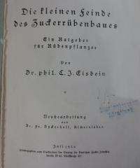 Nb 375: Die kleinen Feinde des Zuckerrübenbaues : Ein Ratgeber für Rübenpflanzen (1926)