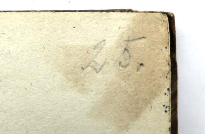 - (unbekannt), Von Hand: Nummer; '25.'. 
