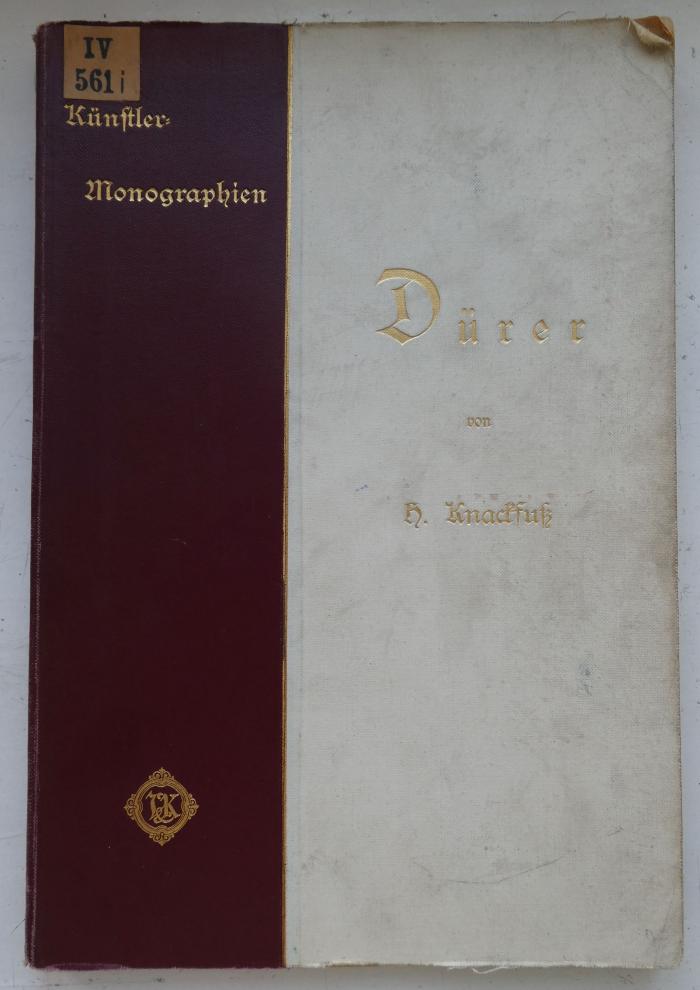 IV 561 i 2.Ex.: Dürer (1905)