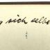 - (Bergson, Risa), Von Hand: Widmung; 'Risalekey[?] sich selbst gewidmet / 1906.'. 