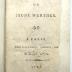 Z 11710 : Passions du jeune Werther (1795)