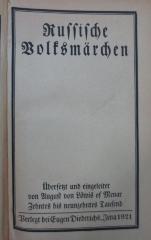 III 97309 2.Ex.: Russische Volksmärchen (1921)