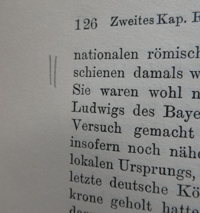 III 5223 II 1.1. 2.Ex.: Briefwechsel des Cola di Reinzo (1913);- (Neuberg, Carl), Von Hand: Annotation. 