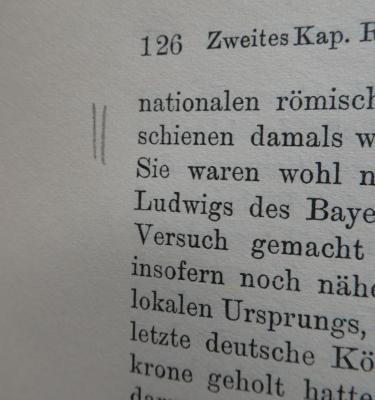 III 5223 II 1.1. 2.Ex.: Briefwechsel des Cola di Reinzo (1913);- (Neuberg, Carl), Von Hand: Annotation. 