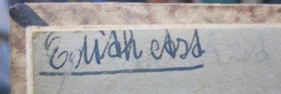 Sf 308 ao: English Business Correspondence taught by an Englishman : wie im Englischen kaufmännische Briefe geschrieben werden (um 1930);- (Ast, Edith), Von Hand: Autogramm, Name; 'Edith Ast'. 